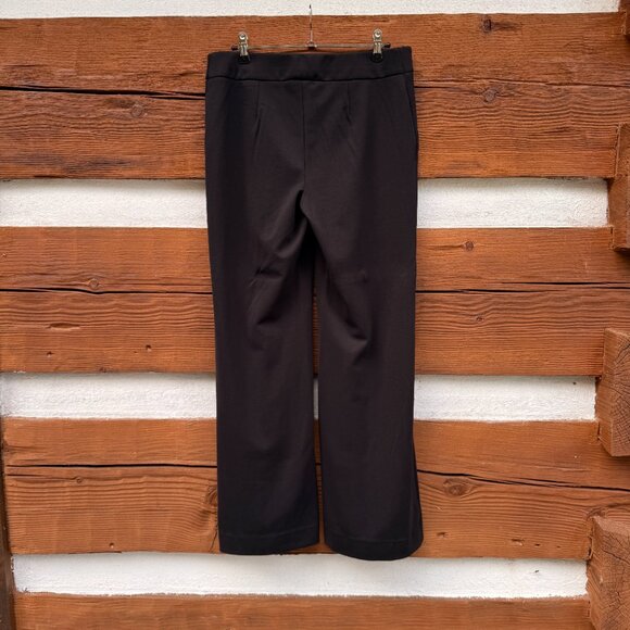 CHICO’S Black Pants. Knit, Wide Leg, Pull-on, Stretch Sz 0 US S/4. EUC - Picture 8 of 13